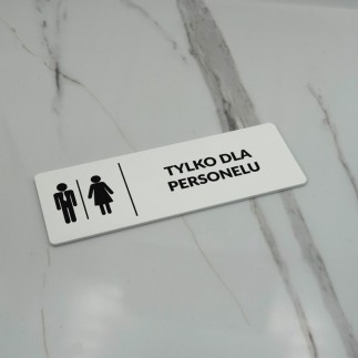 INFORMATIONSSCHILD ZUTRITT NUR FÜR PERSONAL