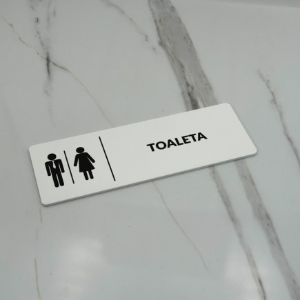 INFORMATIONSSCHILD TOILETTE