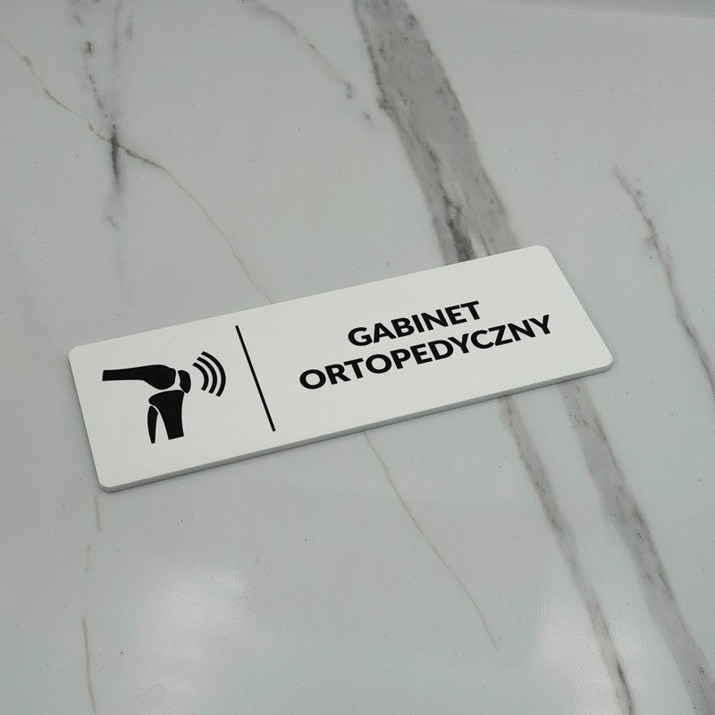 INFORMATIONSSCHILD ORTHOPÄDISCHE PRAXIS