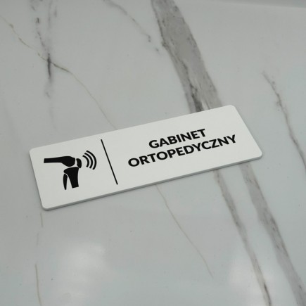 INFORMATIONSSCHILD ORTHOPÄDISCHE PRAXIS