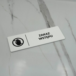 INFORMATIONSSCHILD ZUTRITT VERBOTEN
