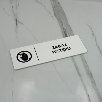 INFORMATIONSSCHILD ZUTRITT VERBOTEN
