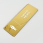 VERSPIEGELTES INFORMATIONSSCHILD „HERRENTOILETTE“