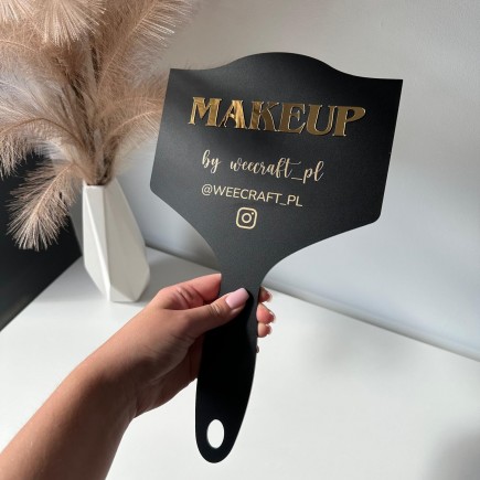 PERSONALISIERTER HANDSPIEGEL MAKEUP MIT INSTAGRAM-NAME