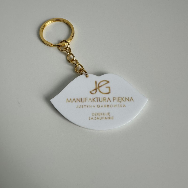 UV-GEDRUCKTE SCHLÜSSELANHÄNGER MIT LOGO – LIPPEN