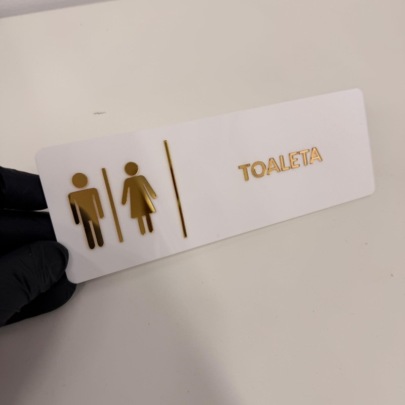 3D-SCHILD TOILETTE