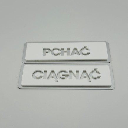 TABLICZKI - CIĄGNĄĆ/PCHAĆ