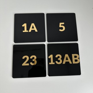 3D-NUMMERNSCHILD – 12 × 12 cm