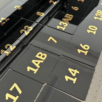 3D-NUMMERNSCHILD – 12 × 12 cm