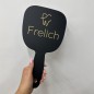 PERSONALISIERTER HANDSPIEGEL IM PADDLE-DESIGN MIT LOGO