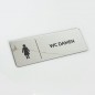 VERSPIEGELTES INFORMATIONSSCHILD „WC DAMEN“ VERSPIEGELTES INFORMATIONSSCHILD „WC DAMEN“