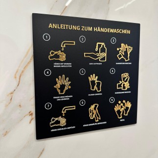 3D-INFORMATIONSSCHILD „SO WÄSCHT MAN DIE HÄNDE RICHTIG“