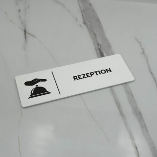 INFORMATIONSSCHILD REZEPTION