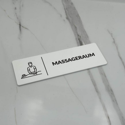 INFORMATIONSSCHILD MASSAGERAUM