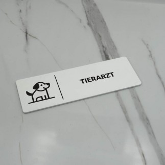 INFORMATIONSSCHILD TIERARZT