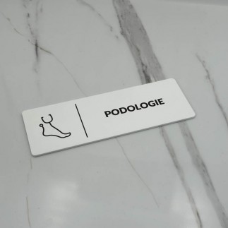 INFORMATIONSSCHILD PODOLOGIE