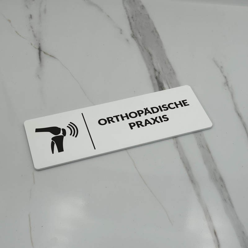 INFORMATIONSSCHILD ORTHOPÄDISCHE PRAXIS INFORMATIONSSCHILD ORTHOPÄDISCHE PRAXIS