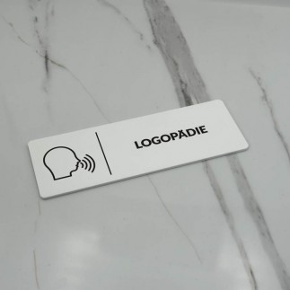 INFORMATIONSSCHILD LOGOPÄDIE