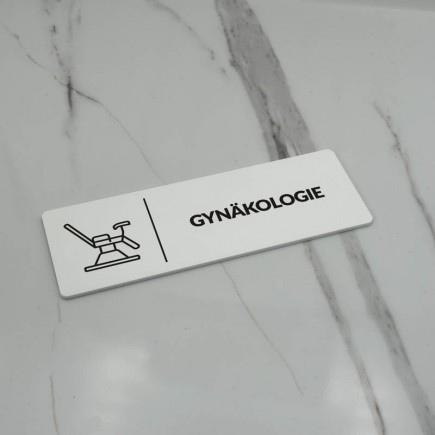 INFORMATIONSSCHILD GYNÄKOLOGIE