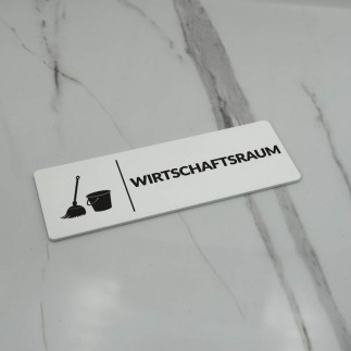 INFORMATIONSSCHILD WIRTSCHAFTSRAUM