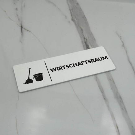 INFORMATIONSSCHILD WIRTSCHAFTSRAUM