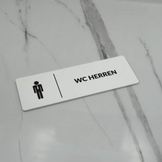 INFORMATIONSSCHILD WC HERREN