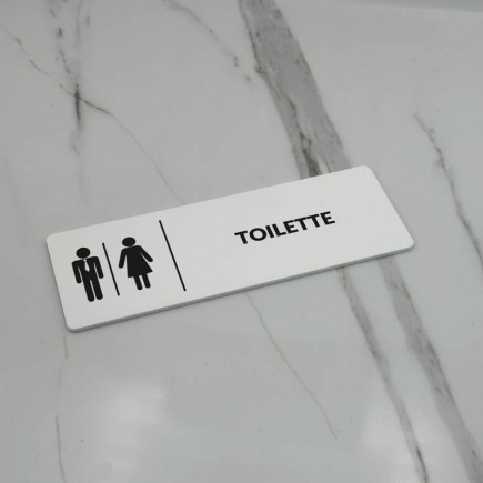 INFORMATIONSSCHILD TOILETTE