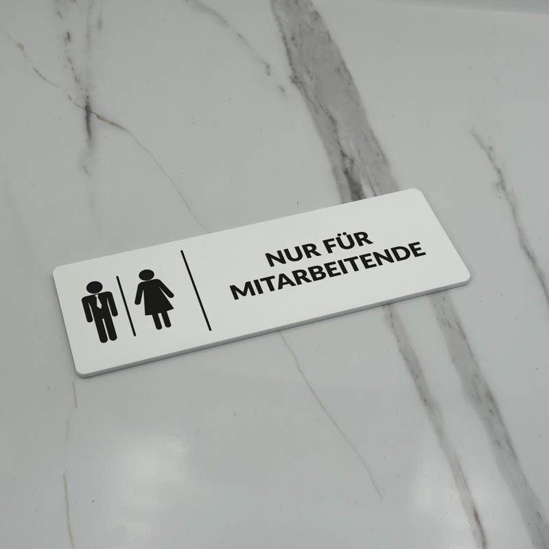 INFORMATIONSSCHILD NUR FÜR PERSONAL