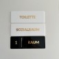 3D-RAUMSCHILD MIT WUNSCHTEXT – 20 × 7 CM