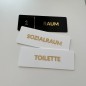 3D-RAUMSCHILD MIT WUNSCHTEXT – 20 × 7 CM