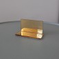 SPIEGELNDER VISITENKARTENHALTER IN GOLD