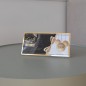 VOUCHER-AUFSTELLER MIT SPIEGELRAHMEN