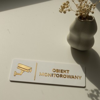 TABLICZKA INFORMACYJNA OBIEKT MONITOROWANY - 3D