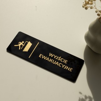 TABLICZKA INFORMACYJNA WYJŚCIE EWAKUACYJNE - 3D