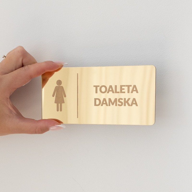 INFORMATIONSSCHILD „DAMENTOILETTE“ – GRAVUR INFORMATIONSSCHILD „DAMENTOILETTE“ – GRAVUR