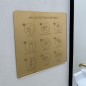INFORMATIONSSCHILD ANLEITUNG ZUM HÄNDEWASCHEN – GRAVUR