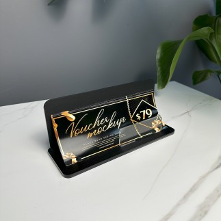 VOUCHERHALTER IN SCHWARZ