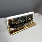 EXKLUSIVER VOUCHERHALTER IN WEISS-GOLD