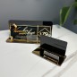 EXKLUSIVES SET AUS VOUCHERHALTER UND VISITENKARTENHALTER IN SCHWARZ-GOLD EXKLUSIVES SET AUS VOUCHERHALTER UND VISITENKARTENHALTER IN SCHWARZ-GOLD