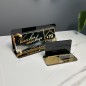 EXKLUSIVES SET AUS VOUCHERHALTER UND VISITENKARTENHALTER IN SCHWARZ-GOLD EXKLUSIVES SET AUS VOUCHERHALTER UND VISITENKARTENHALTER IN SCHWARZ-GOLD