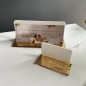 EXKLUSIVES SET AUS VOUCHERHALTER UND VISITENKARTENHALTER IN WEISS-GOLD EXKLUSIVES SET AUS VOUCHERHALTER UND VISITENKARTENHALTER IN WEISS-GOLD