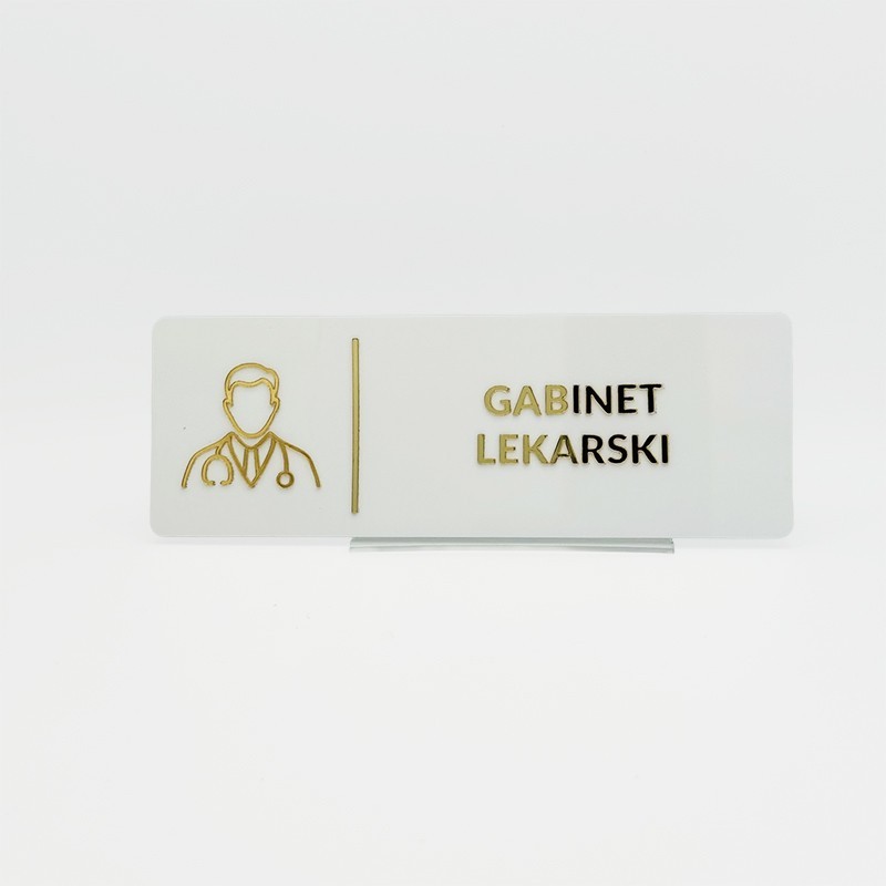 TABLICZKA GABINET LEKARSKI - 3D