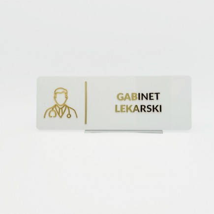 TABLICZKA GABINET LEKARSKI - 3D