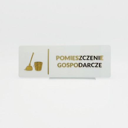 TABLICZKA POMIESZCZENIE GOSPODARCZE - 3D