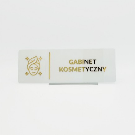 TABLICZKA GABINET KOSMETYCZNY - 3D