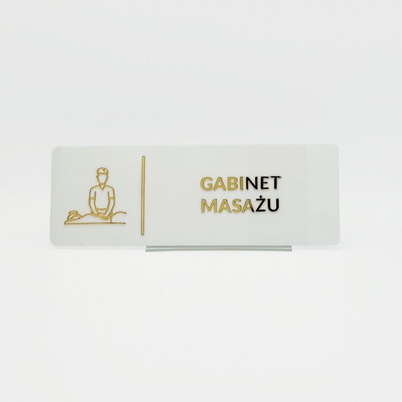 TABLICZKA GABINET MASAŻU - 3D
