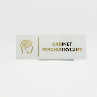 TABLICZKA GABINET PSYCHIATRYCZNY - 3D