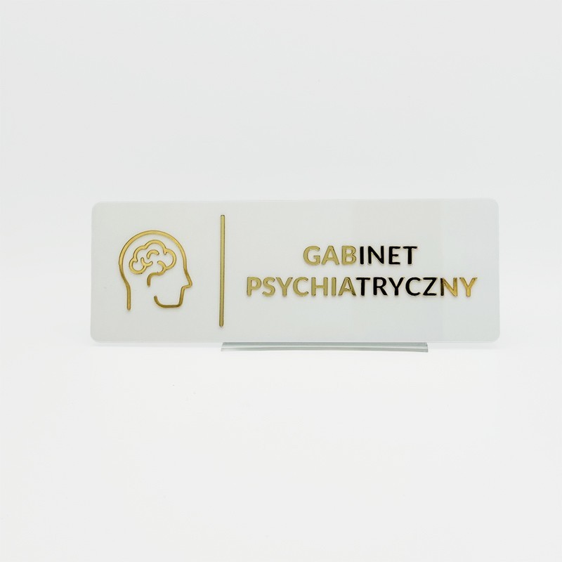 TABLICZKA GABINET PSYCHIATRYCZNY - 3D