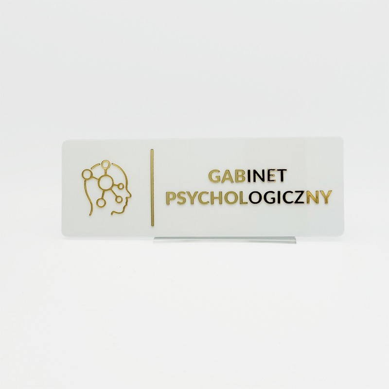 TABLICZKA GABINET PSYCHOLOGICZNY - 3D