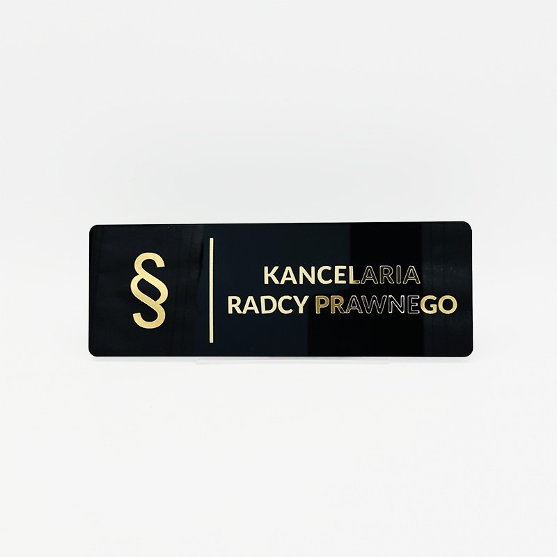 TABLICZKA KANCELARIA RADCY PRAWNEGO - 3D